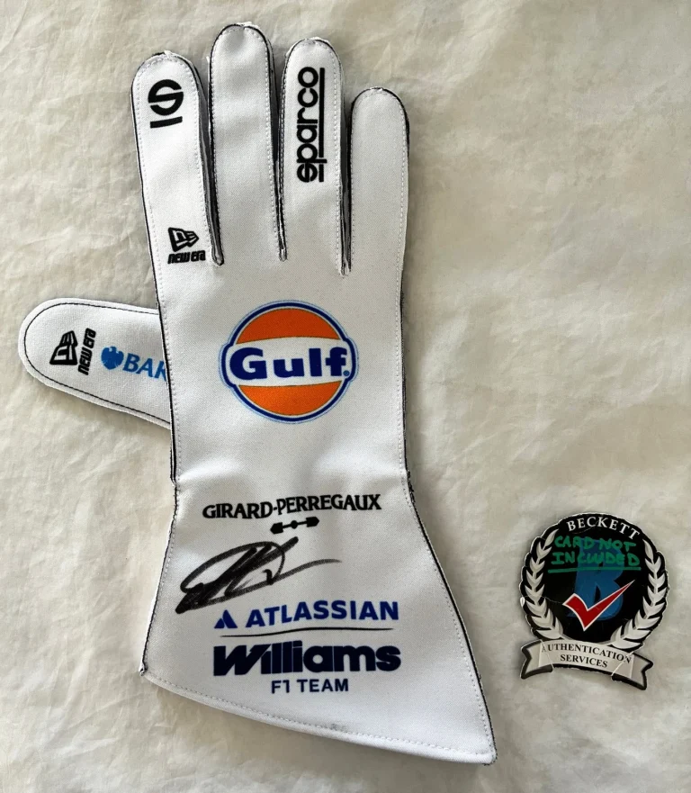 Alex Albon Signed Racing Glove Williams Racing Formula 1 F1 Beckett BAS COA