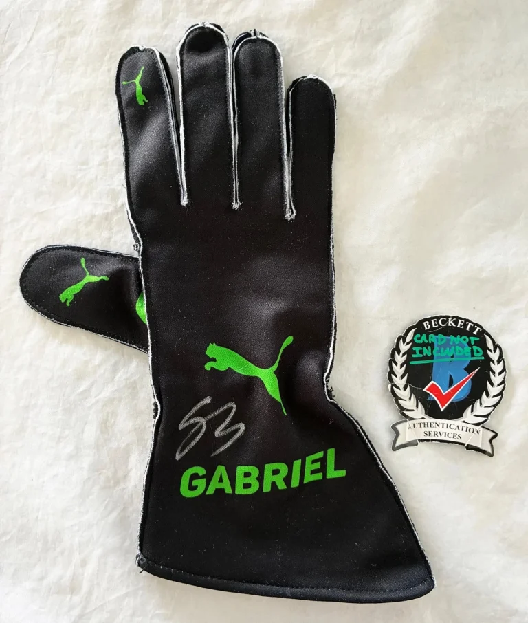 Gabriel Bortoleto Signed Racing Glove Stake Formula 1 F1 Beckett BAS 2 COA