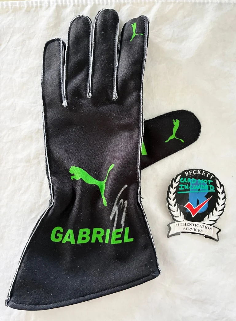 Gabriel Bortoleto Signed Racing Glove Stake Formula 1 F1 Beckett BAS 3 COA
