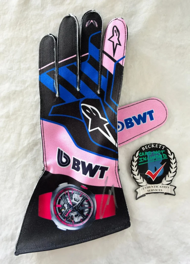 Pierre Gasly Signed Racing Glove Alpine Formula 1 F1 Beckett BAS 5 COA