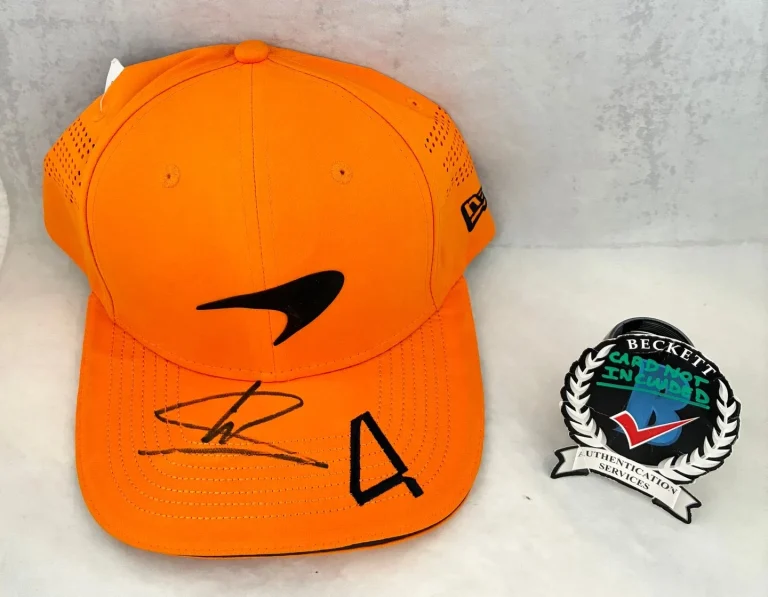 Lando Norris Signed Hat McLaren Formula 1 F1 Beckett BAS 1 COA