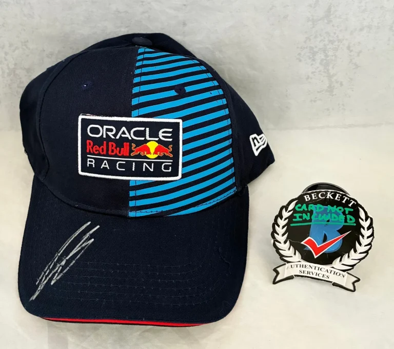 Isack Hadjar Signed Hat Red Bull Formula 1 F1 Beckett BAS COA