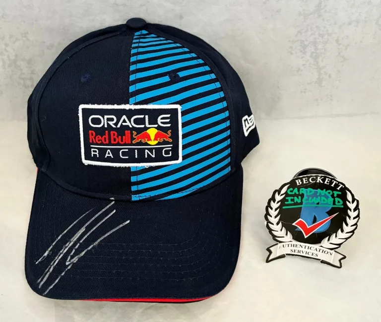 Isack Hadjar Signed Hat Red Bull Formula 1 F1 Beckett BAS 2 COA