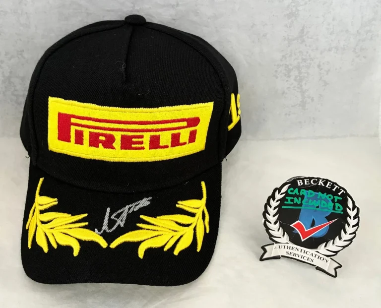Nikola Tsolov Signed Hat Pirelli Formula 2 F2 Beckett BAS COA