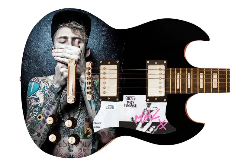 Machine Gun Kelly Tickets to My Downfall Signed Autographed Custom Photo Graphic