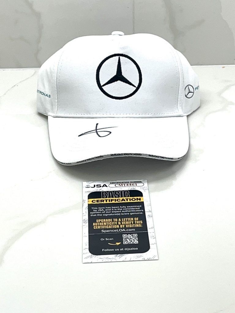 Toto Wolff Hand Signed Mercedes Racing Formula 1 Hat JSA Certification