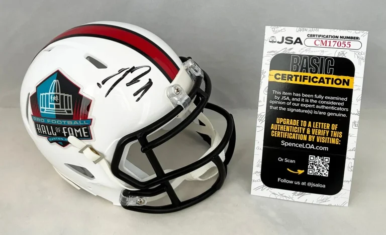 Drew Brees Signed Mini Helmet HOF New Orleans Saints JSA COA