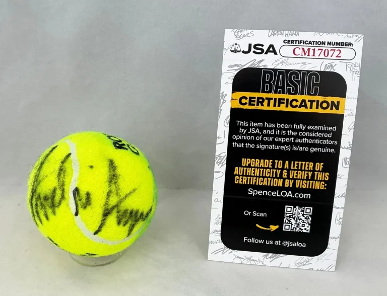 Andre Agassi Signed Tennis Ball Roland Garros JSA COA
