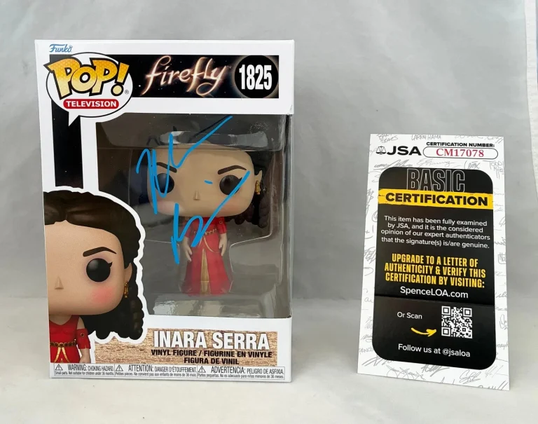Morena Baccarin Signed Funko Pop Firefly Inara Serra JSA 1 COA