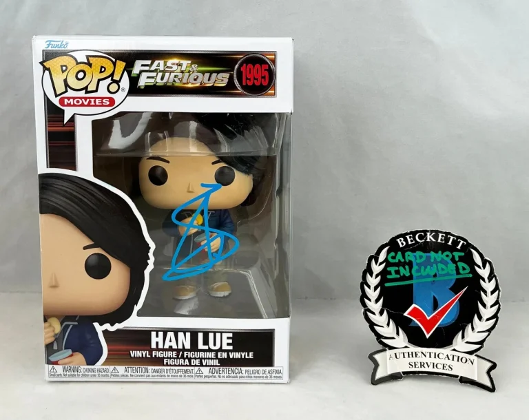 Sung Kang Signed Funko Pop Fast and The Furious Han Lue Beckett BAS 1 COA