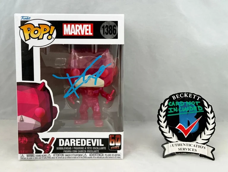 Charlie Cox Signed Funko Pop Daredevil Born Again Beckett BAS 1 COA