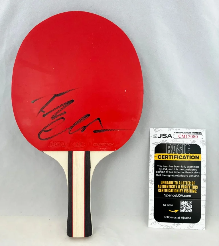 Timothee Chalamet Signed Ping Pong Paddle Marty Supreme JSA COA