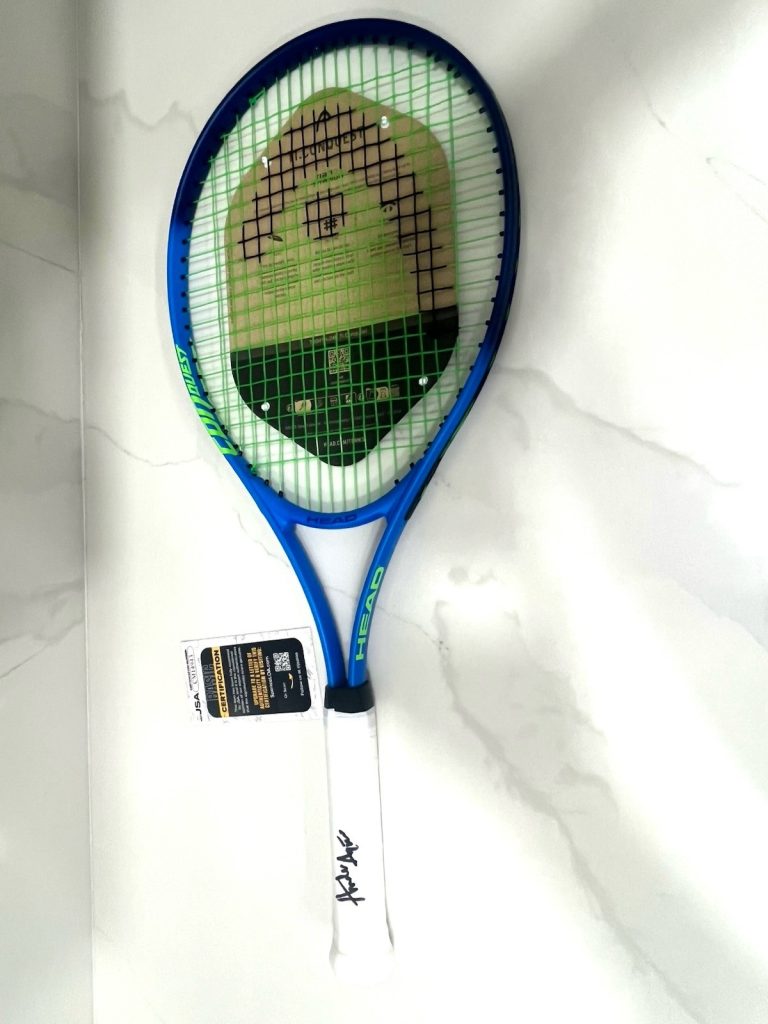 Andre Agassi Signed Head Tennis Racket Racquet Grand Slam Champion JSA CERT 1