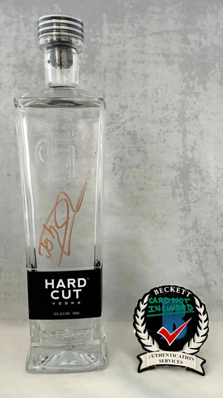 Dolph Lundgren Signed Empty Bottle Vodka Ivan Drago Rocky Beckett BAS COA
