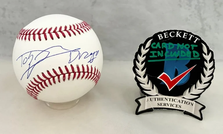 Dolph Lundgren Signed Baseball Ivan Drago Rocky Beckett BAS 1 COA