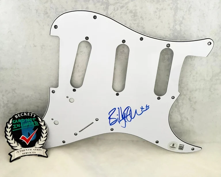 Billy Ocean Signed Electric Pickguard Beckett BAS COA