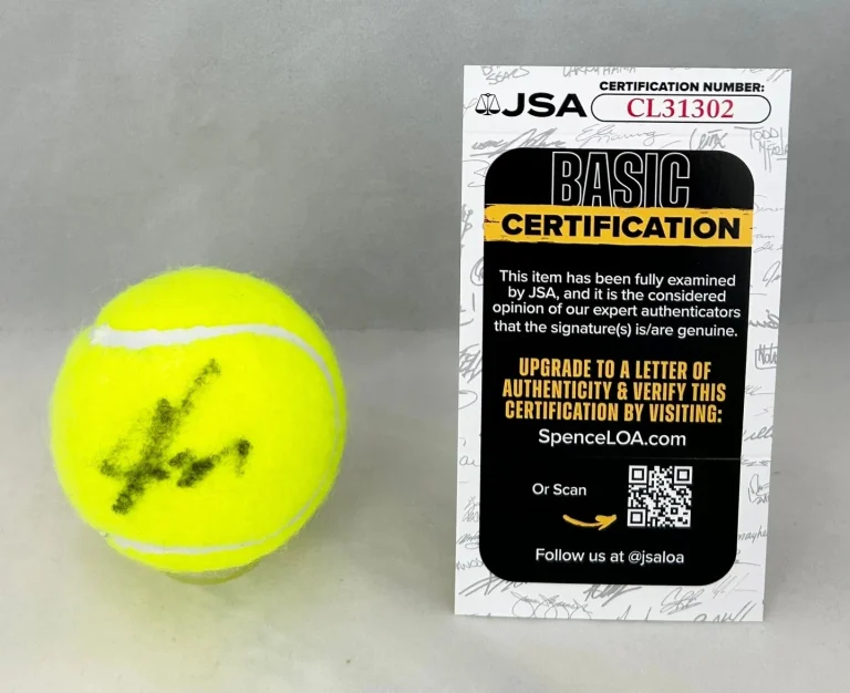 Joao Fonseca Signed Tennis Ball JSA 1 COA
