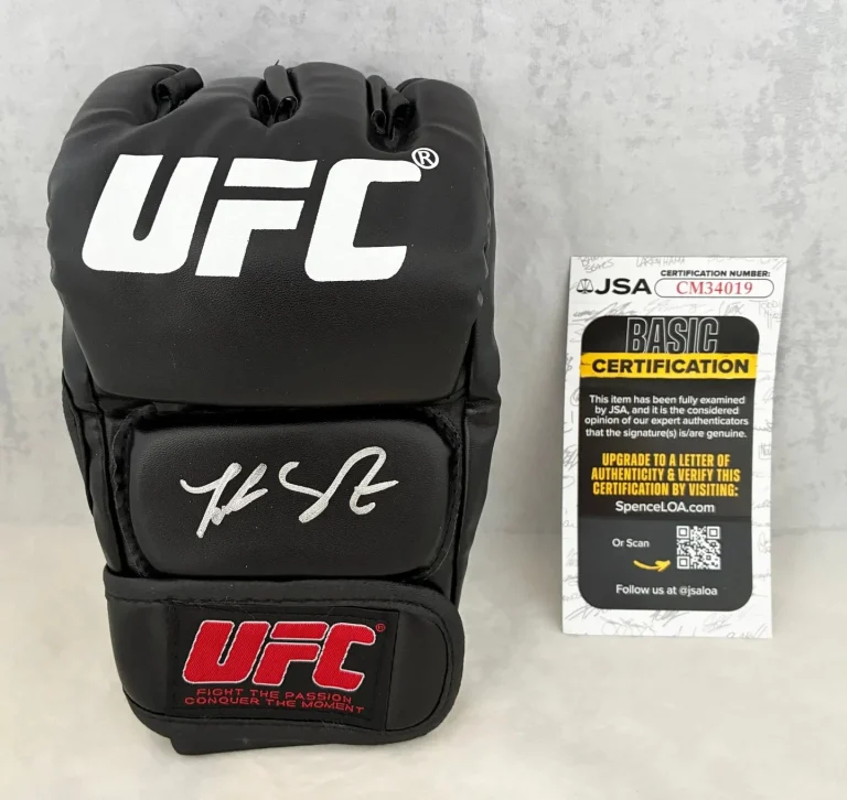 Tatiana Suarez Signed UFC Glove JSA COA