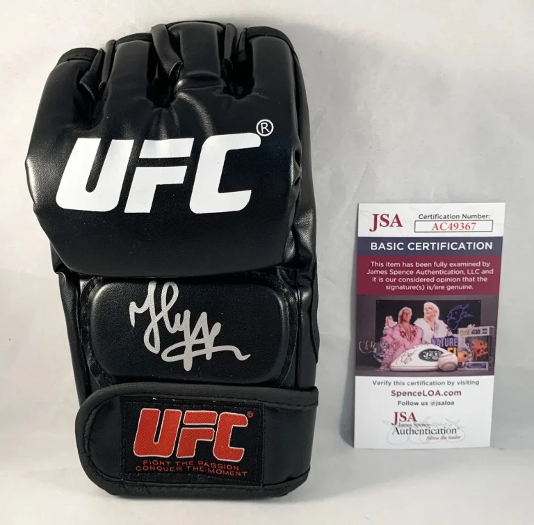 Said Nurmagomedov Signed MMA Glove UFC JSA 1 COA