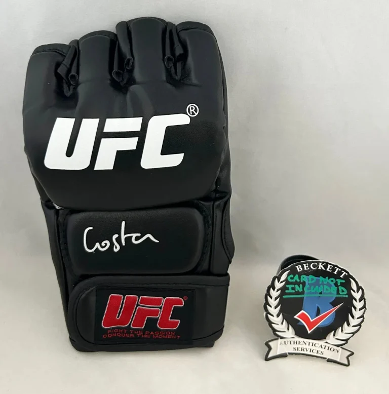 Paulo Costa Signed UFC Glove MMA Beckett BAS COA