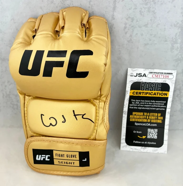 Paulo Costa Signed UFC Glove JSA COA