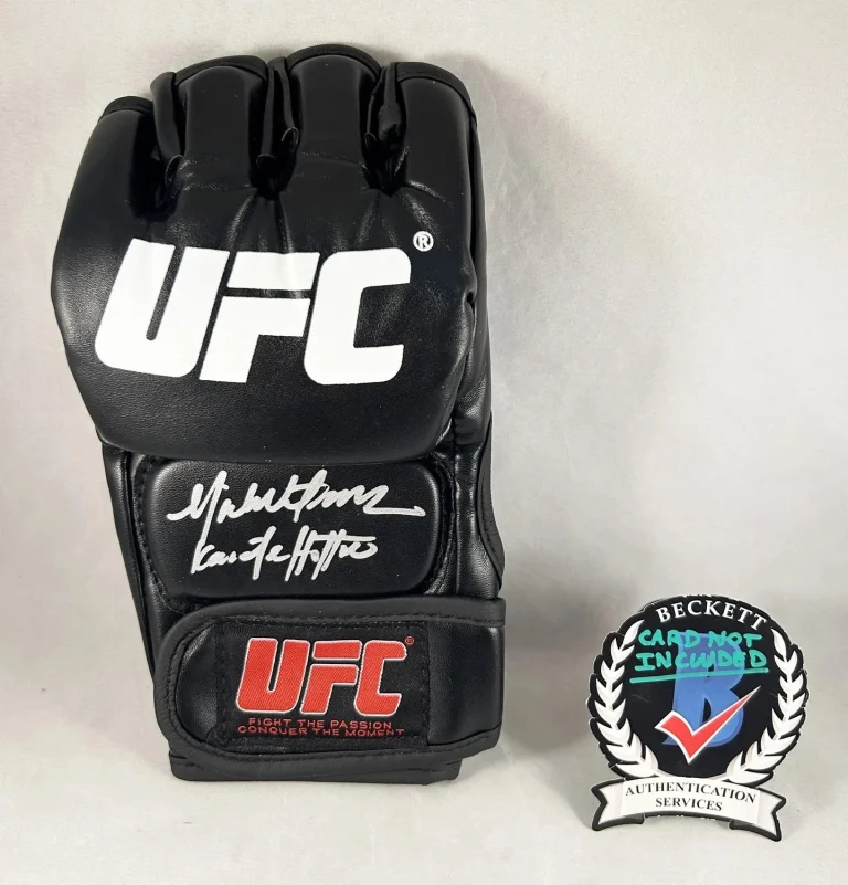 Michelle Waterson Signed UFC Glove Beckett BAS COA