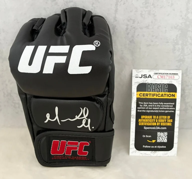Marquel Mederos Signed UFC Glove JSA 1 COA