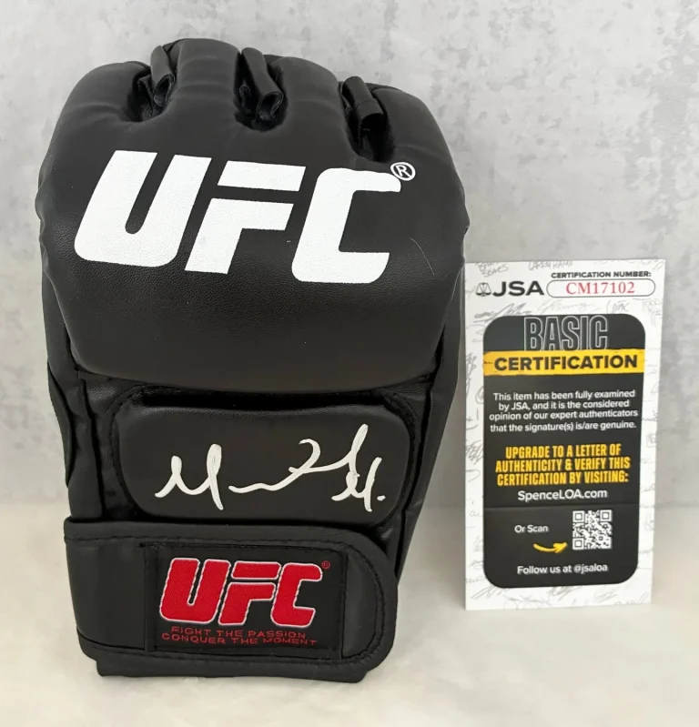 Marquel Mederos Signed UFC Glove JSA COA