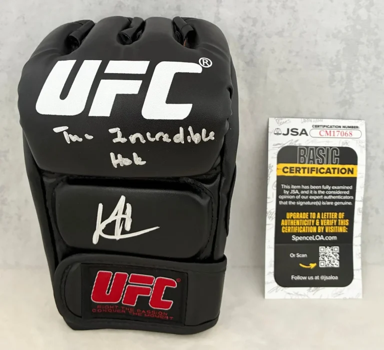 Josh Hokit Signed UFC Glove JSA 6 COA