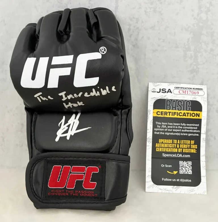 Josh Hokit Signed UFC Glove JSA 5 COA