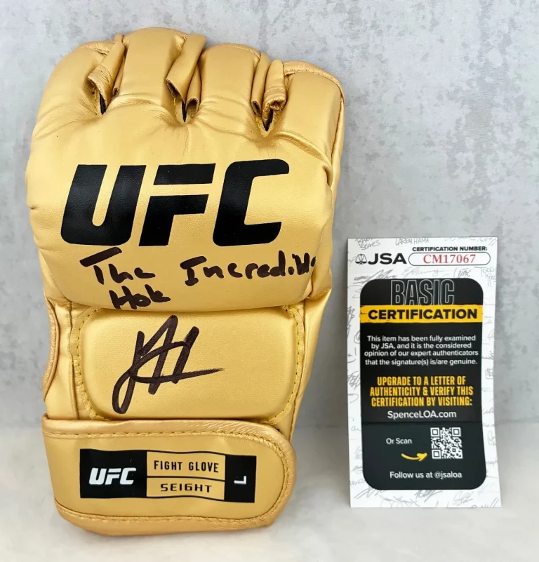 Josh Hokit Signed UFC Glove JSA COA