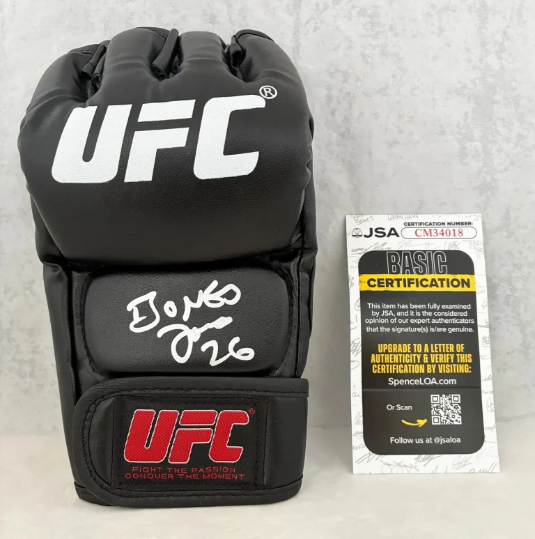Jon Jones Signed Bones UFC Glove JSA 2 COA