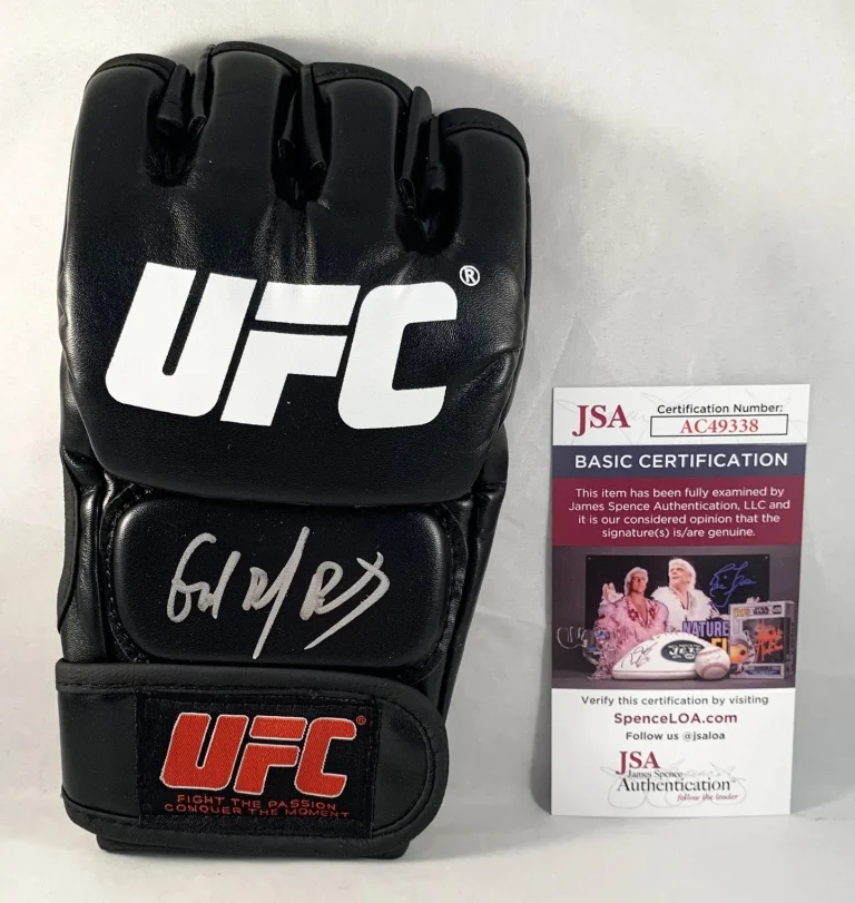 Gabriel Burns Signed MMA Glove UFC JSA 1 COA