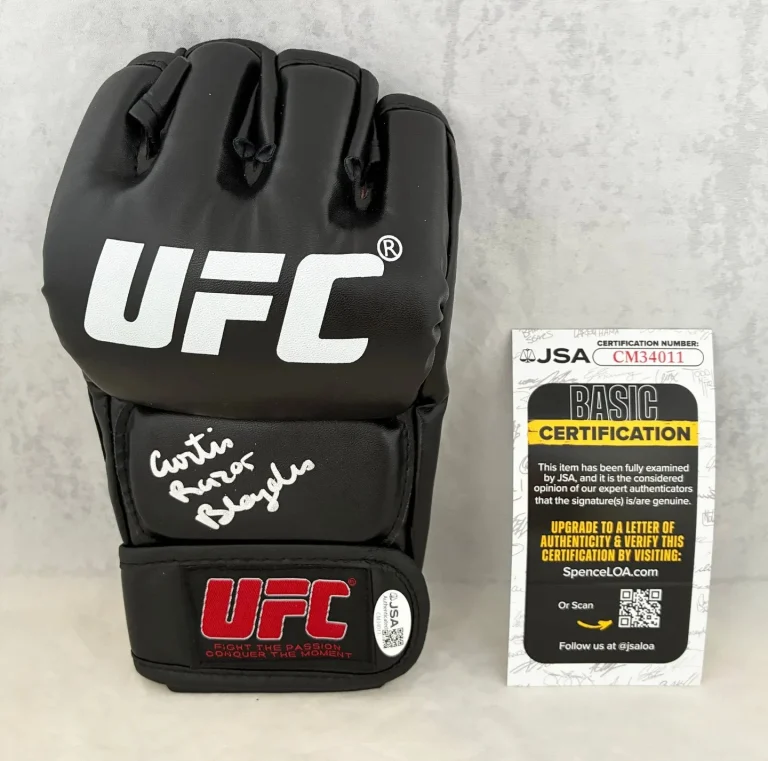 Curtis Baydes Signed UFC Glove JSA 1 COA