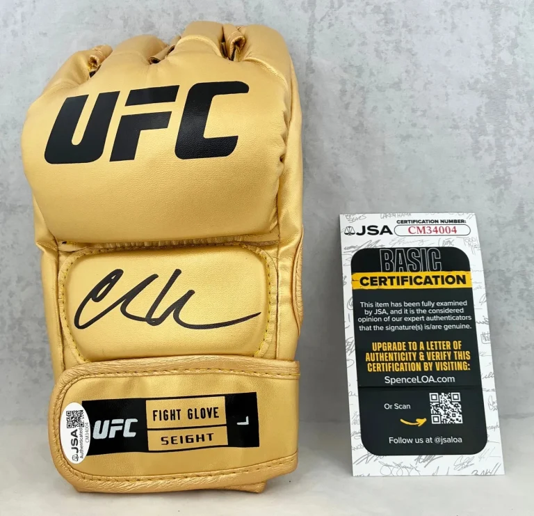 Chris Weidman Signed UFC Glove JSA 3 COA