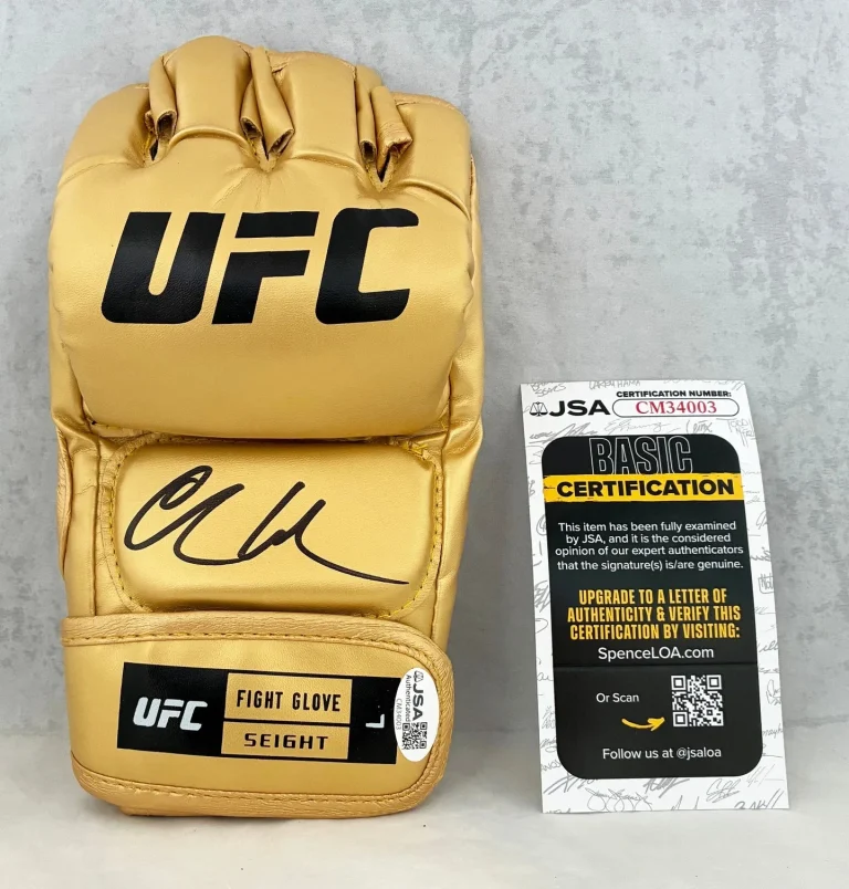 Chris Weidman Signed UFC Glove JSA 2 COA