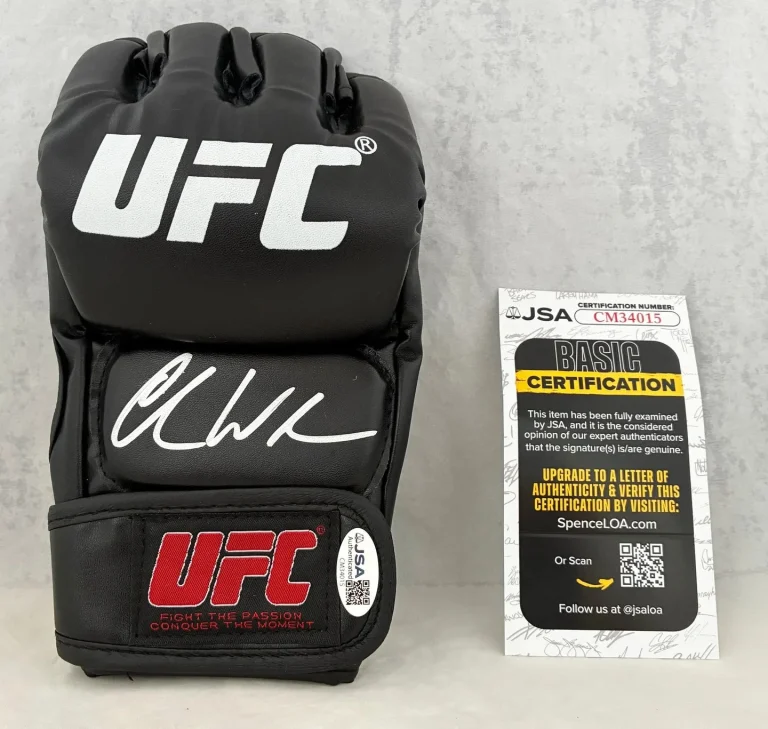 Chris Weidman Signed UFC Glove JSA COA