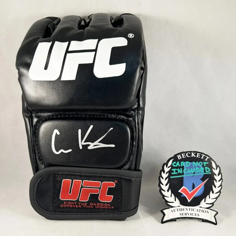 Calvin Kattar Signed UFC Glove Beckett BAS COA