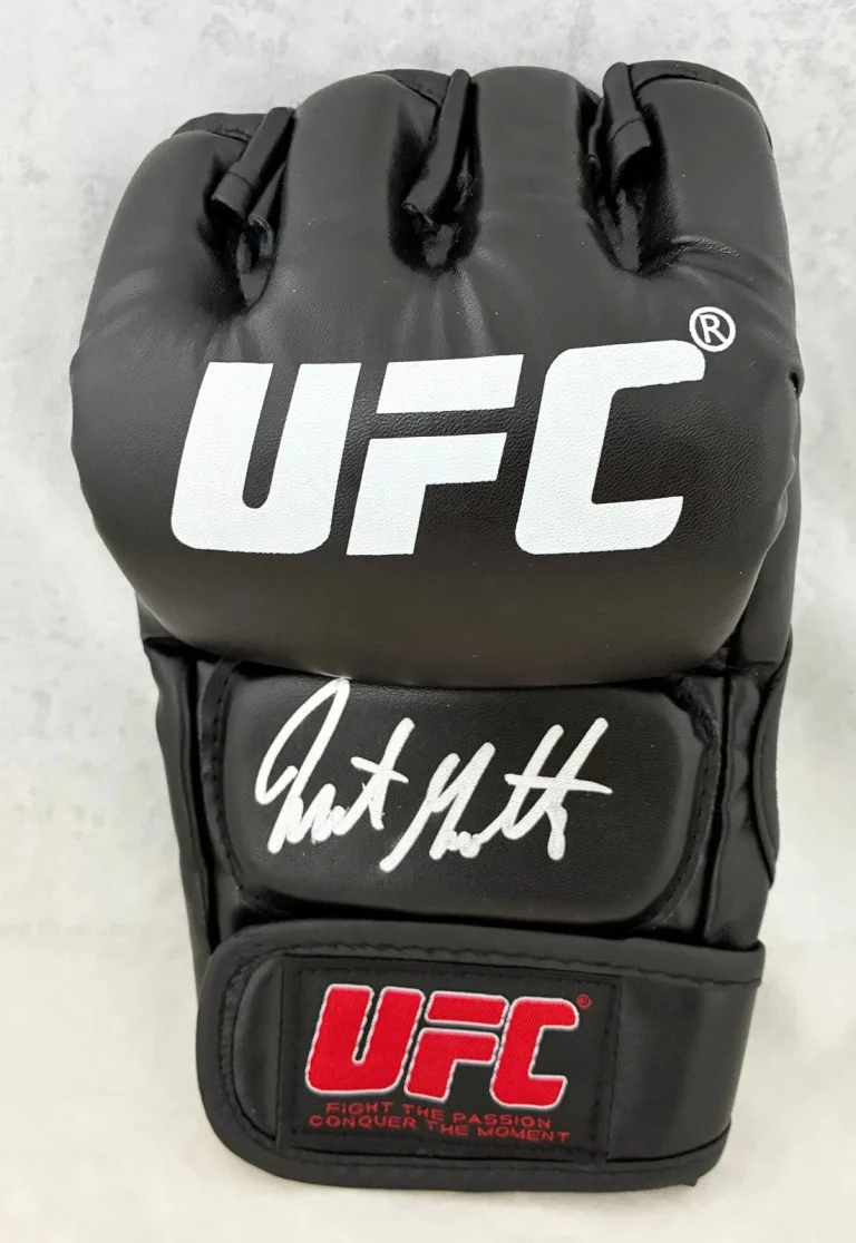 Justin Gaethje Signed UFC Glove JSA 4 COA