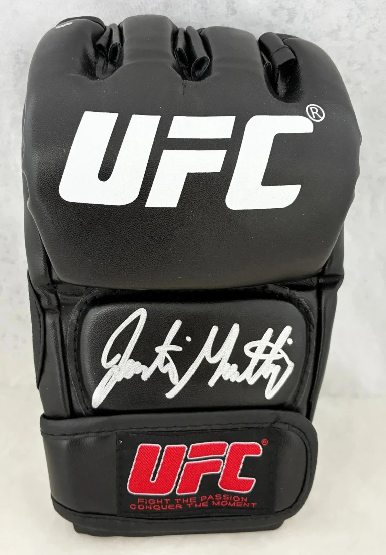 Justin Gaethje Signed UFC Glove JSA 7 COA