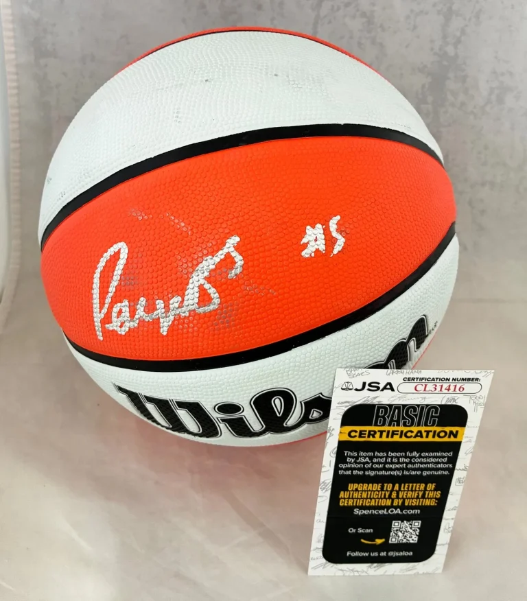 Paige Bueckers Signed Basketball WNBA Dallas Wings JSA COA