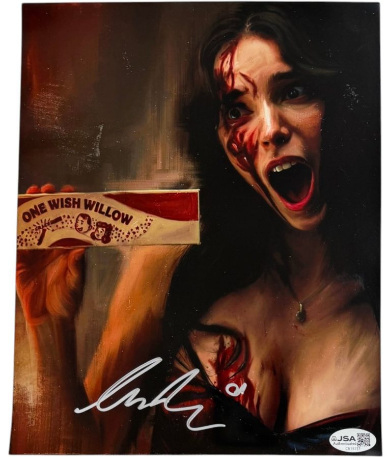 INDE NAVARRETTE SIGNED OBSESSION 8X10 PHOTO NIKKI ONE WISH WILLOW JSA COA !
