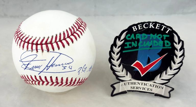 Felix Hernandez Signed Authentic MLB Baseball Perfect Game Beckett BAS COA