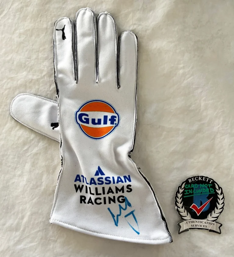 Carlos Sainz Signed Racing Glove Williams Racing Formula 1 F1 Beckett BAS 1 COA