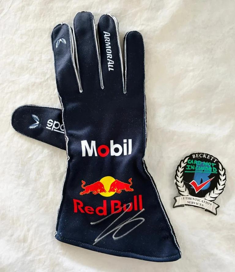 Isack Hadjar Signed Racing Glove Red Bull Formula 1 F1 Beckett BAS 1 COA