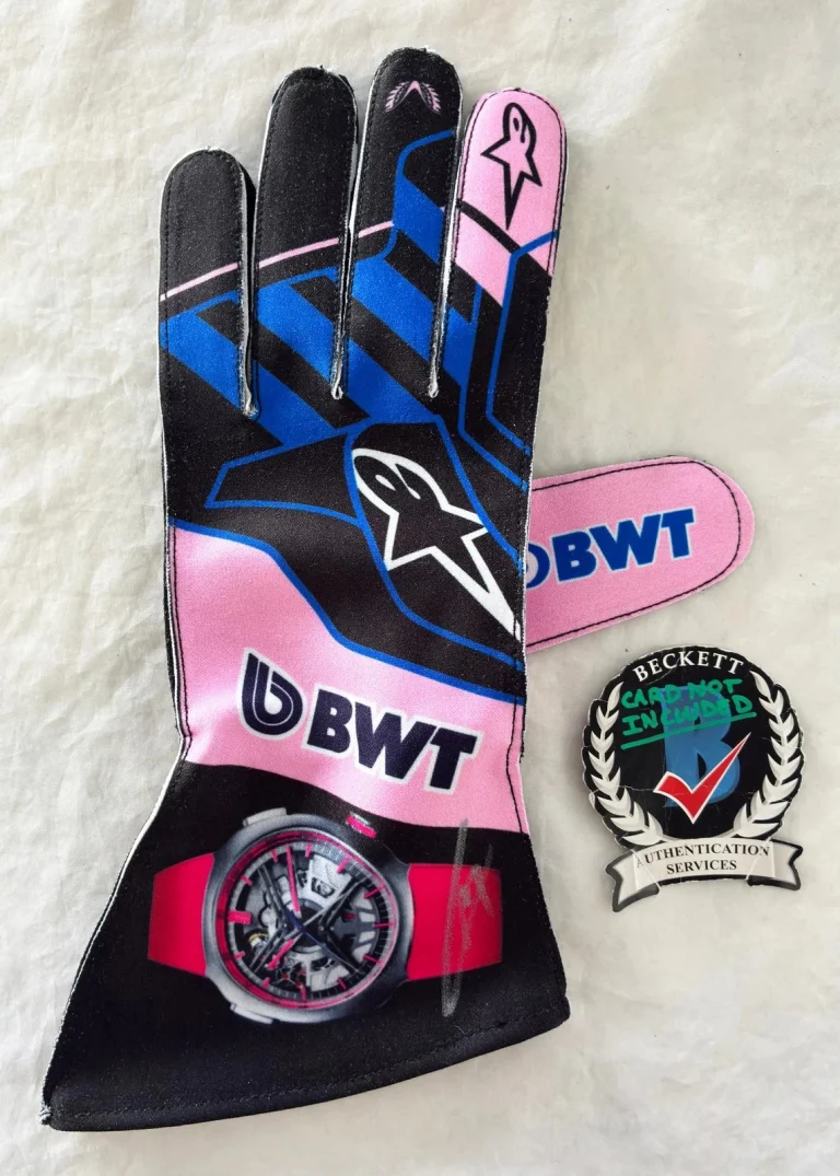 Pierre Gasly Signed Racing Glove Alpine Formula 1 F1 Beckett BAS 6 COA