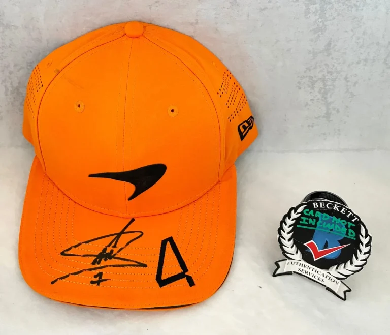 Lando Norris Signed Hat McLaren Formula 1 F1 Beckett BAS COA