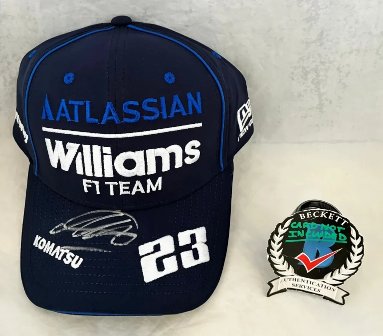 Alex Albon Signed Hat Williams Racing Formula 1 F1 Beckett BAS 2 COA