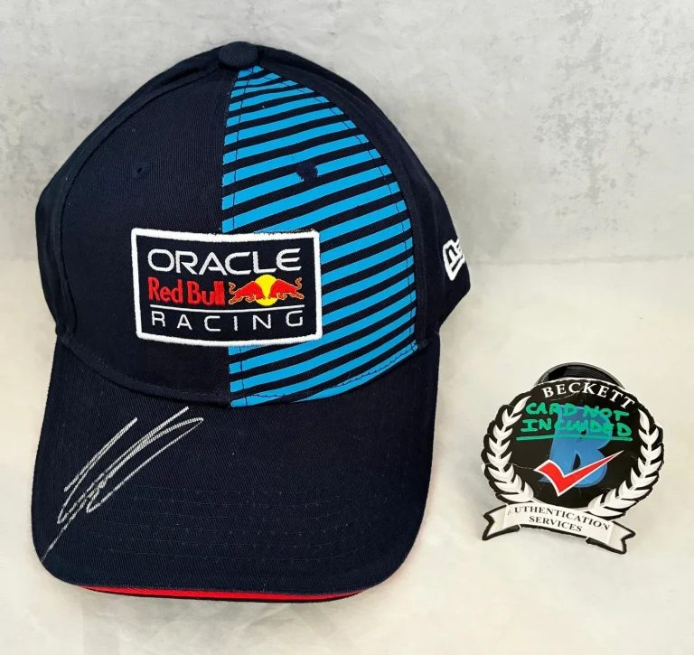 Isack Hadjar Signed Hat Red Bull Formula 1 F1 Beckett BAS 1 COA