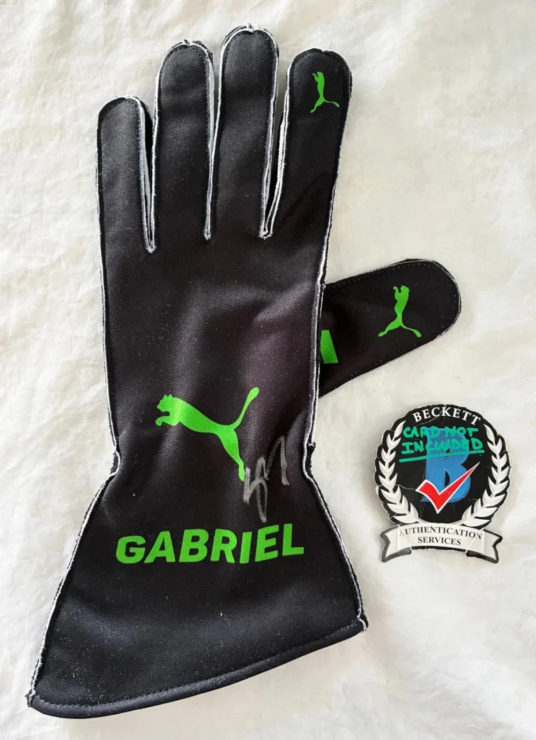 Gabriel Bortoleto Signed Racing Glove Stake Formula 1 F1 Beckett BAS 1 COA